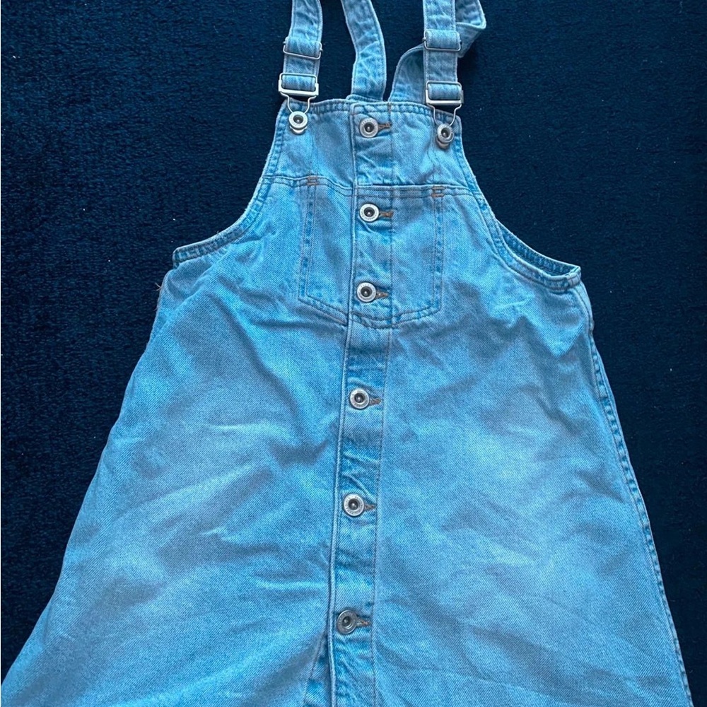 Zara Blue Denim Overalls